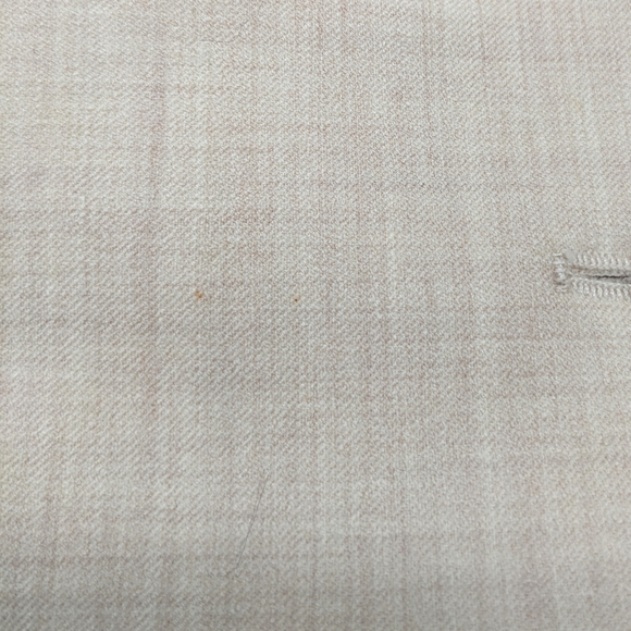 Escada Blazer New Wool Blend W/ Decorative Collar in Creamy Beige Women's 12. - Picture 12 of 12